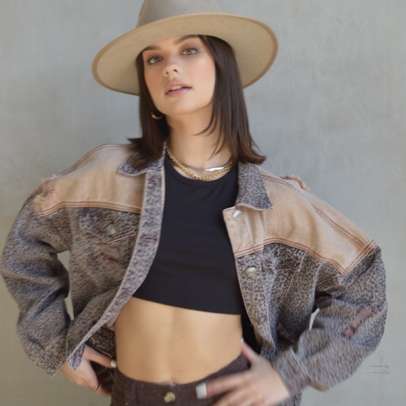 Animal Style Jacket Denim Relaxed Fit - Picture 3 of 6